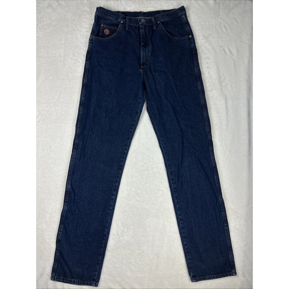 Vintage Wrangler 20X Jeans Men's Size 36 X 38 Blue Denim Twenty X Bootcut Dark
